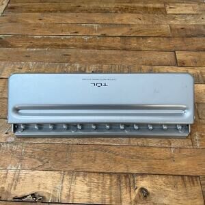 TUL Custom Note-Taking System Discbound Hole Punch 12.5 in Silver